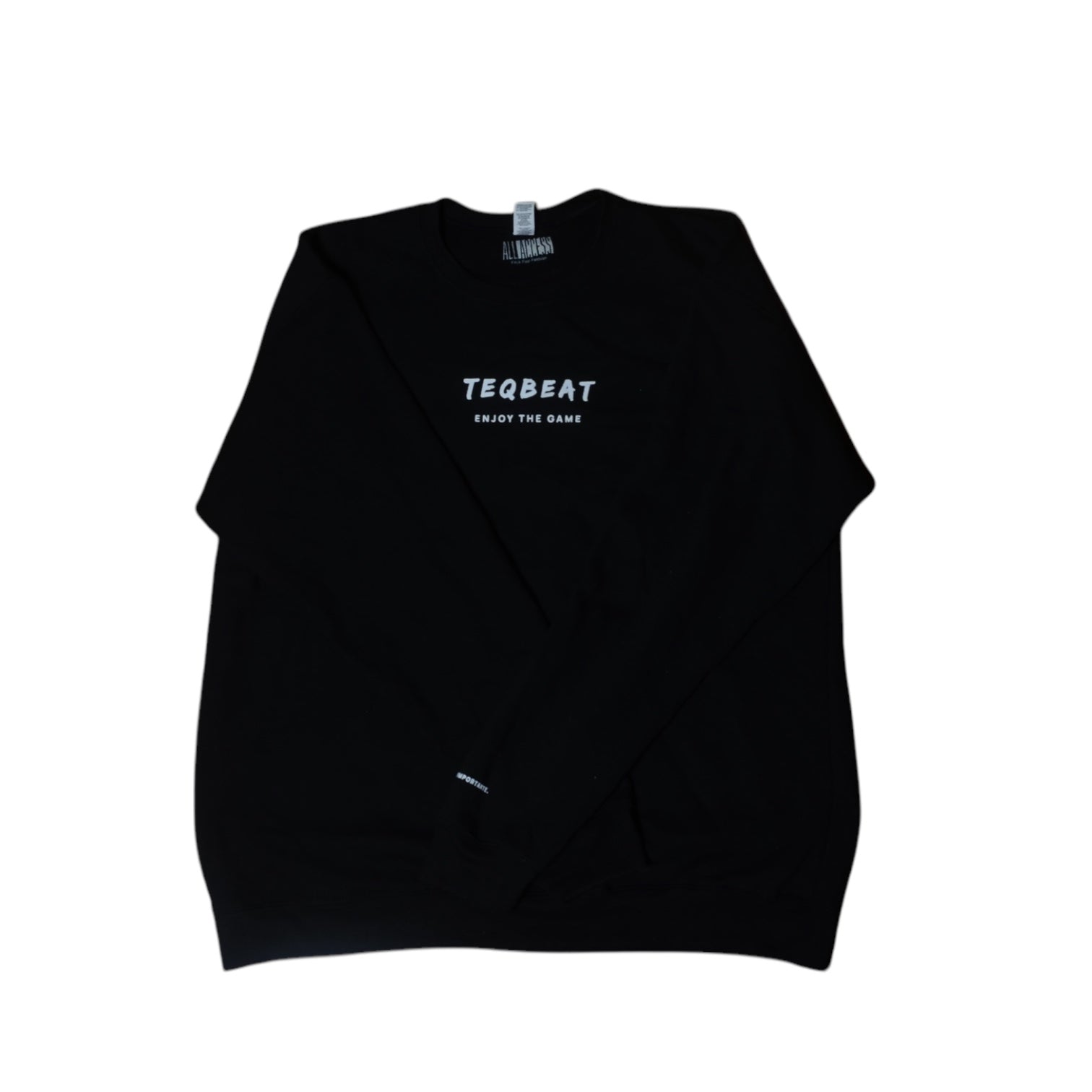 Sudadera Crew Neck TeqBeat x All Access Negra